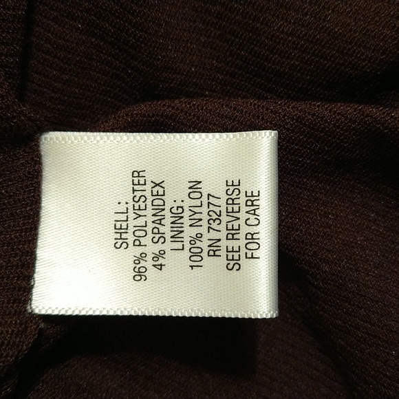 Apt 9 stretch brown and orange stretch dress Sz S - Picture 8 of 9